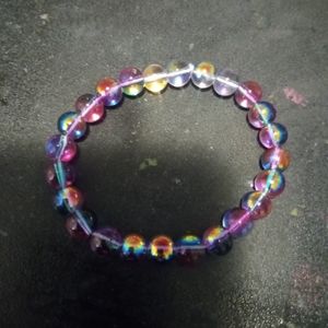 Purple rainbow bracelet